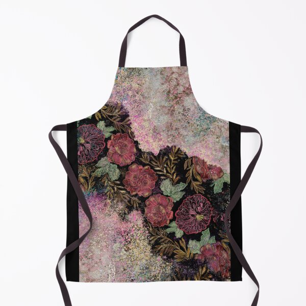 Item preview, Abstract Painting 091320, Floral Faultline, Pink and Gold Texture designed and sold by Kristi Duggins.
