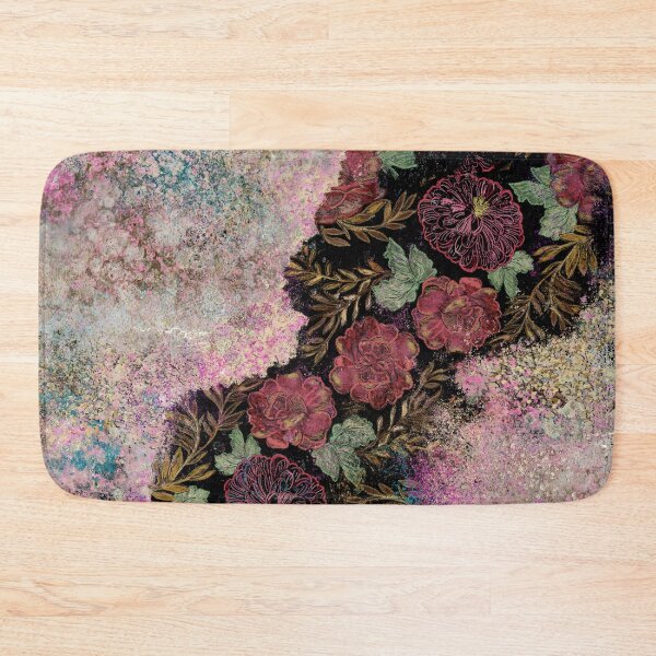 Item preview, Abstract Painting 091320, Floral Faultline, Pink and Gold Texture  designed and sold by Kristi Duggins.