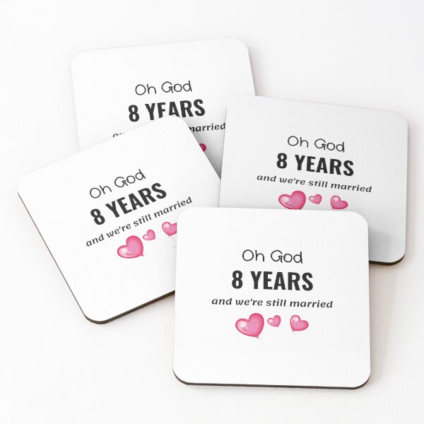 Item preview, 8th Wedding Anniversary Funny Gift for Him or Her designed and sold by TheGreekGuy.