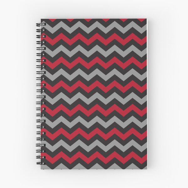 Item preview, Red Black and Grey Chevron Zigzag Pattern designed and sold by SqueakyRicardo.