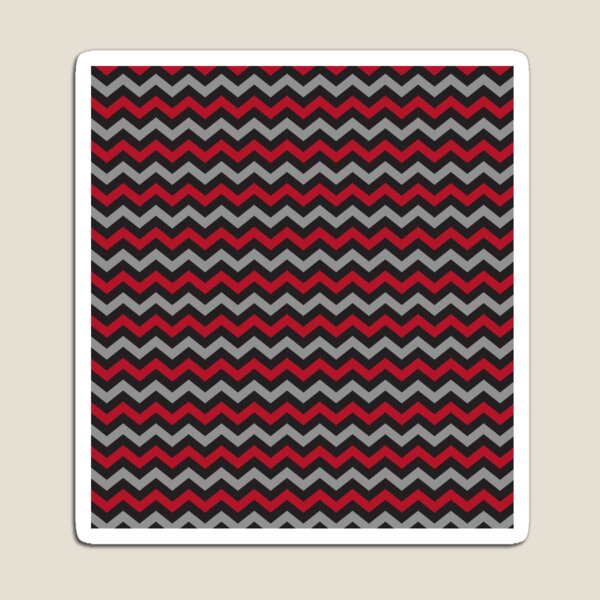 Item preview, Red Black and Grey Chevron Zigzag Pattern designed and sold by SqueakyRicardo.