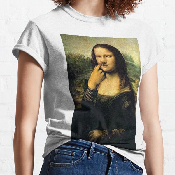 Mona Lisa parody Classic T-Shirt