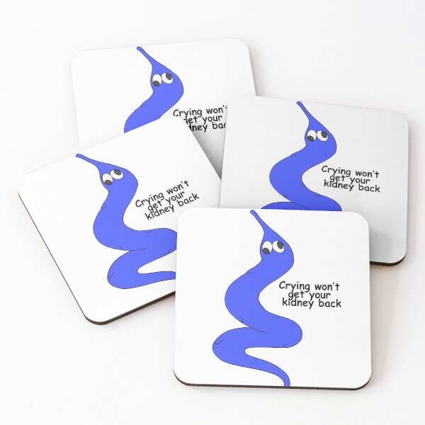 Item preview, Crying won't get your kidney back worm designed and sold by Rosemary-Design.
