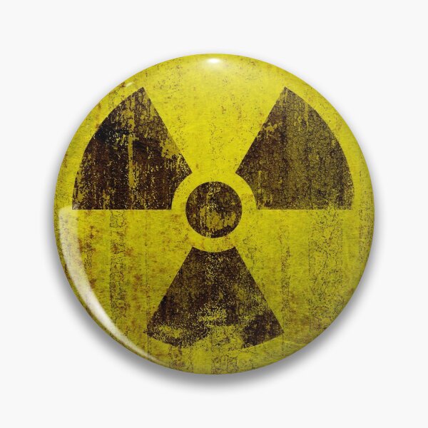 Item preview, Rusted Radioactive Symbol designed and sold by staticnoise.