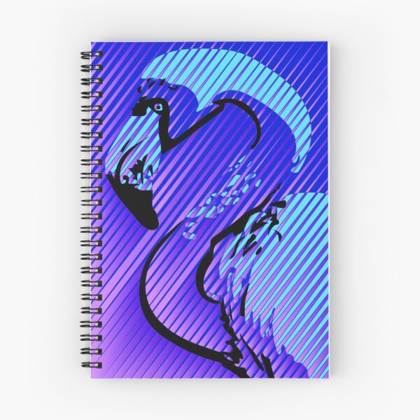 Item preview, Electronic Flamingo - Electric Blue designed and sold by DavJen.