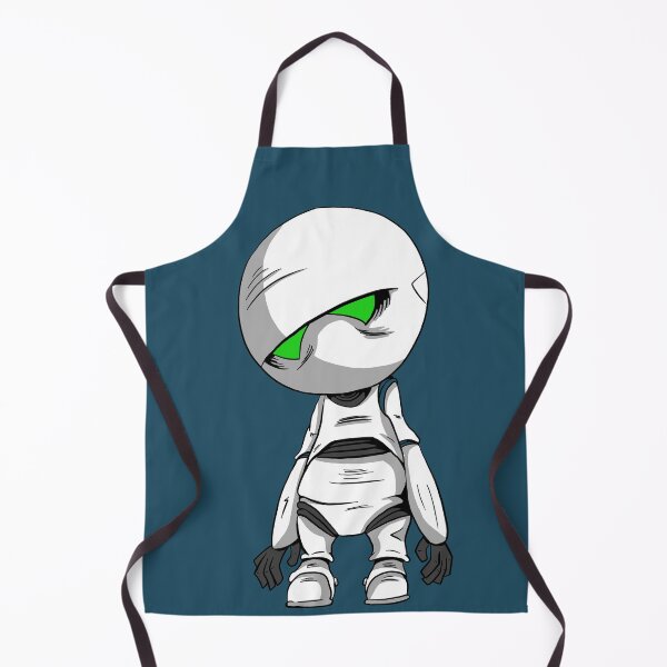 Item preview, Marvin the Paranoid Android (no quote) designed and sold by blacksnowcomics.