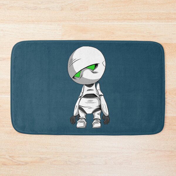Item preview, Marvin the Paranoid Android (no quote) designed and sold by blacksnowcomics.