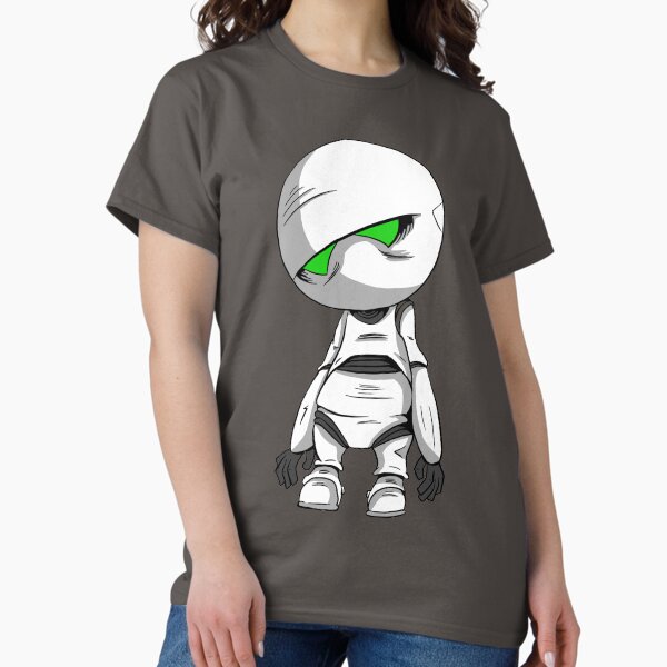 Item preview, Marvin the Paranoid Android (no quote) designed and sold by blacksnowcomics.