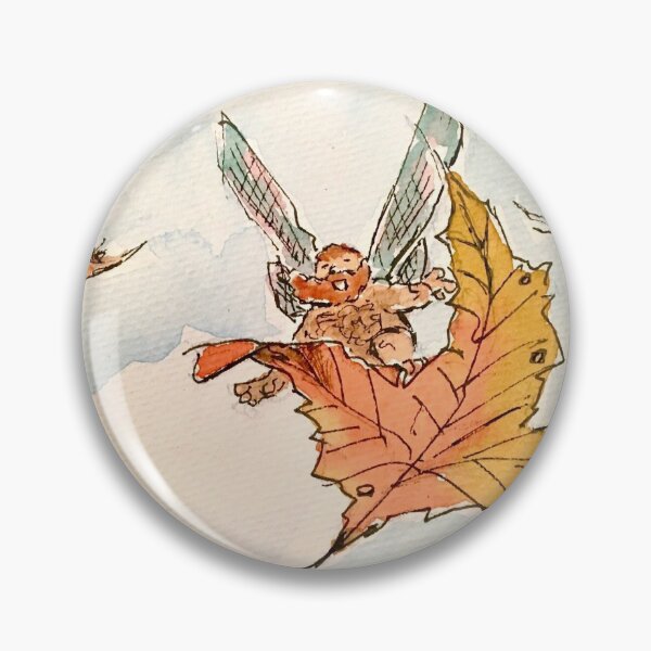 Leaf-Surfing Pin