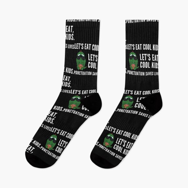Item preview, Funny Lets Eat Cool Kids, Punctuation Saves Lives designed and sold by SAVWIS.