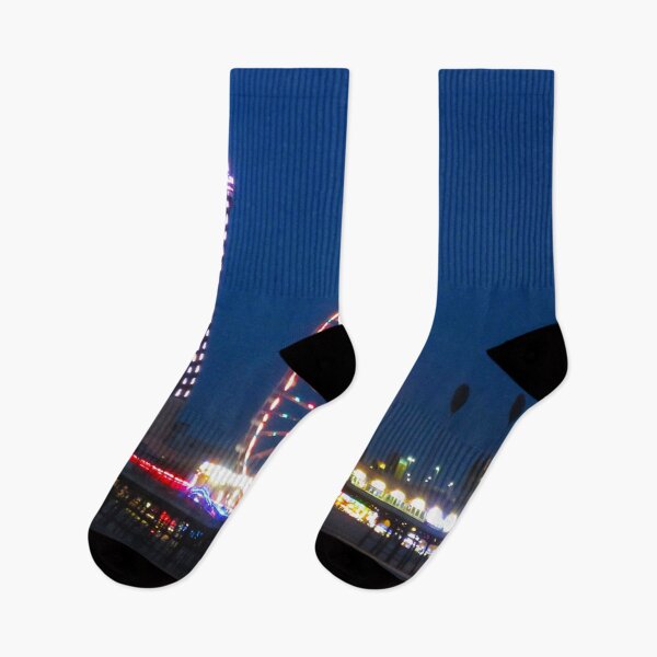 Item preview, Blackpool Beach Lights at Night designed and sold by Andrew Morrell.