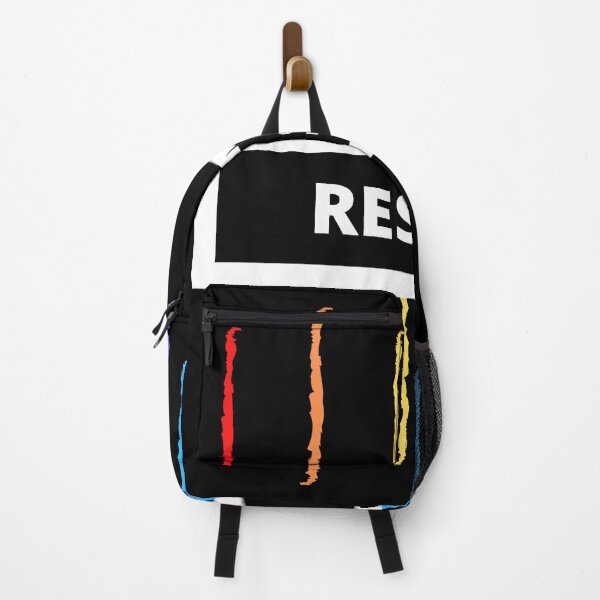 Aperçu de l'œuvre RESIST - Drapeau de la fierté gay - Noir créée et vendue par thesassypanda.