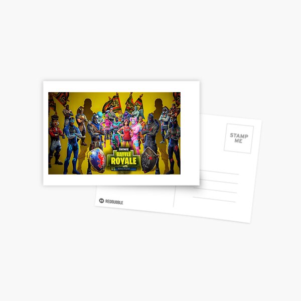 Fortnite Postcards Redbubble - roblox usmc leaked