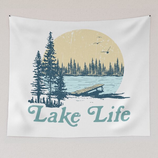 Item preview, Vintage Dock Lake Life By The Water designed and sold by GreatLakesLocal.