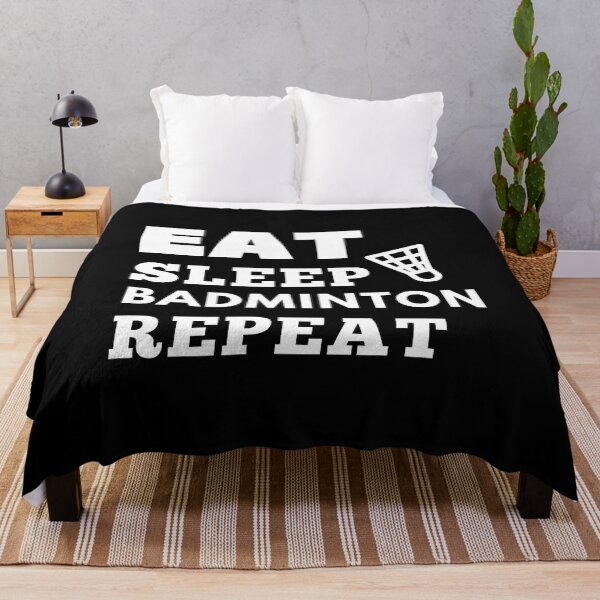 Item preview, Eat Sleep Badminton Repeat designed and sold by bas19101.