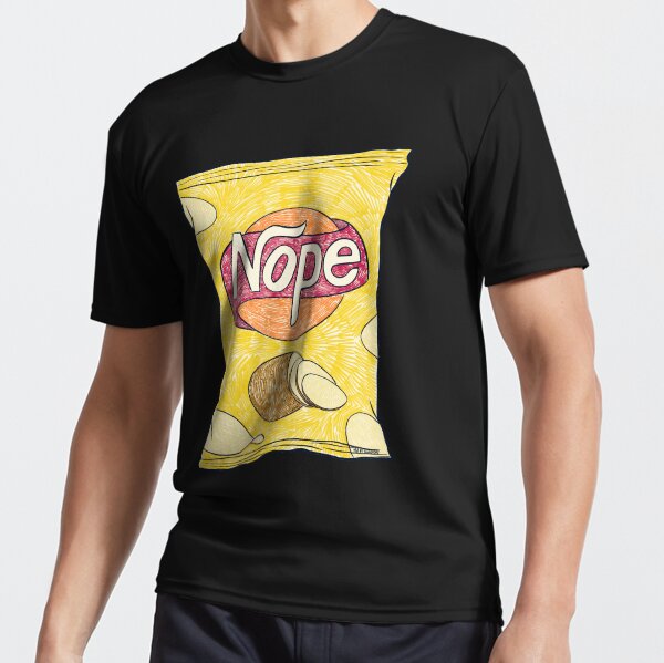 Potato Nope (Black) Active T-Shirt