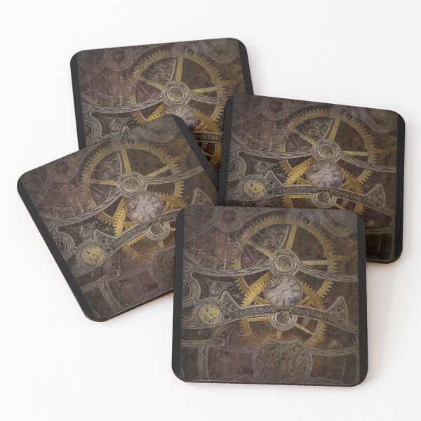 Item preview, Steampunk Metal Cogs Print Design designed and sold by Now-Thats-Crazy.