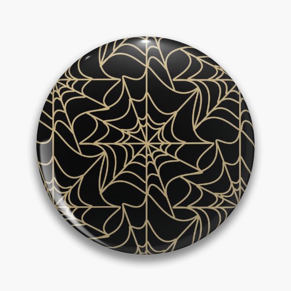 Item preview, Gothic Halloween Spider Web Gold designed and sold by susycosta.