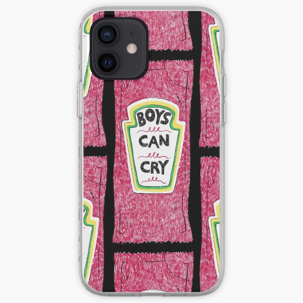 Boys Can Cry (Black) iPhone Soft Case