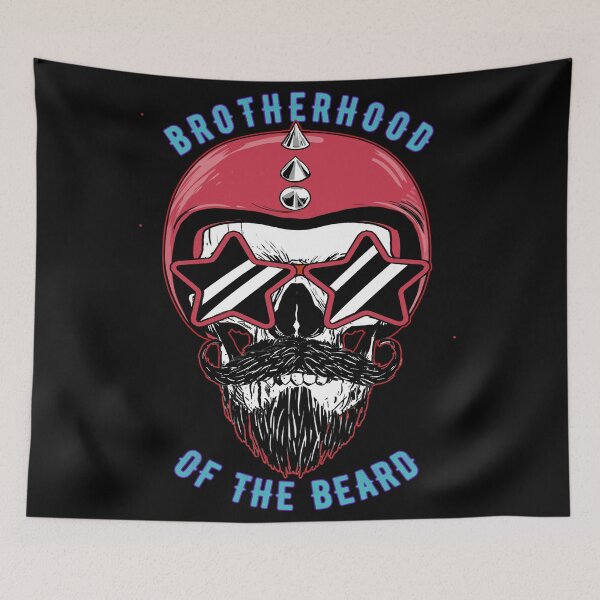 Item preview, Skull with Beard - Bearded Skull Spike designed and sold by Coder-T.