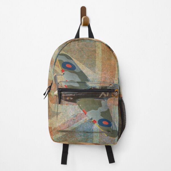 Vista previa del artículo con la obra «Hawker Hurricane y Union Jack», diseñado y vendido por Steve H Clark.
