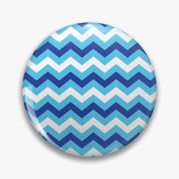 Item preview, Light Blue Dark Blue and White Chevron Zigzag Pattern designed and sold by SqueakyRicardo.