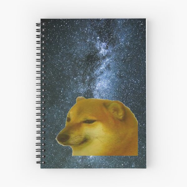 Item preview, Cheems head in space designed and sold by SciathDe.