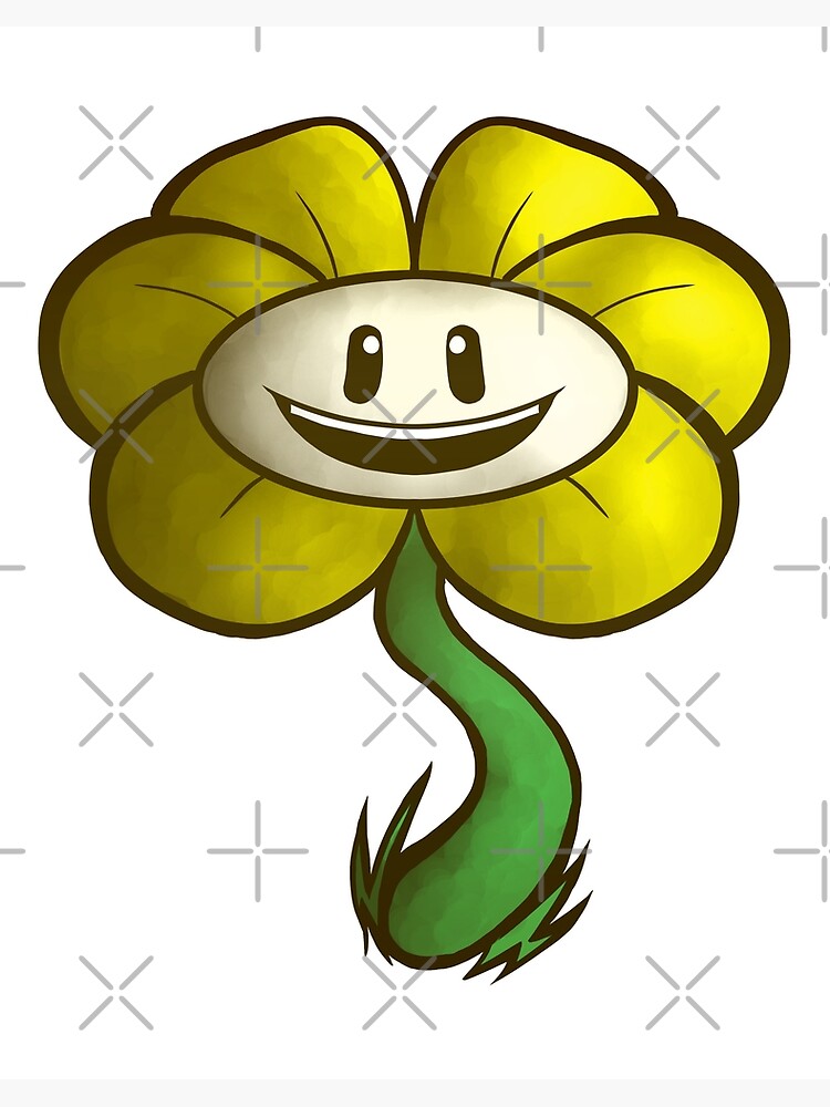 Flowey Undertale | Art Board Print