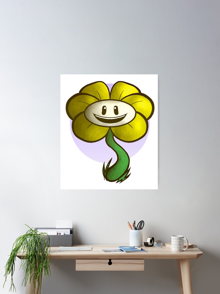 Undertale Flowey 1.1 Pin for Sale by CherryCloudsArt