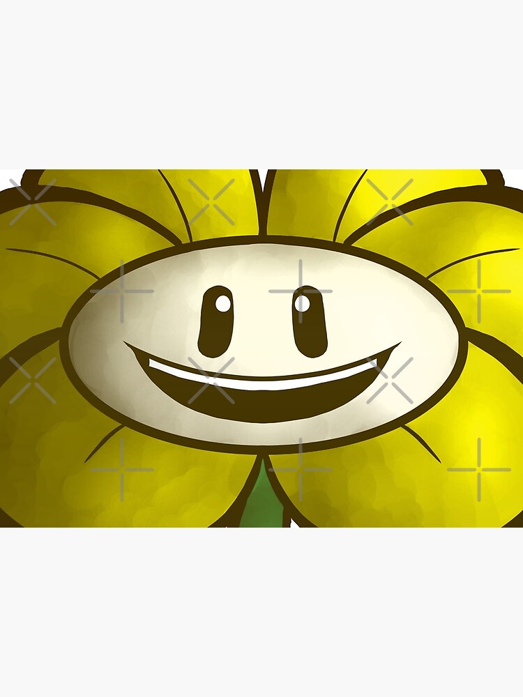 Undertale Flowey 1.1 Pin for Sale by CherryCloudsArt