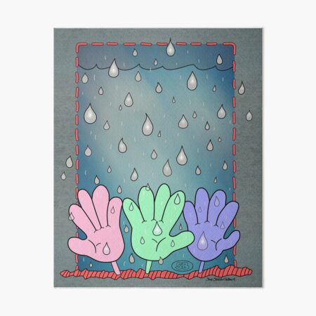 Hello, Rain Art Board Print
