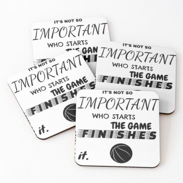 Item preview, It's Not So Important Who Starts The Game But Who Finishes It. designed and sold by IAmVinnin.