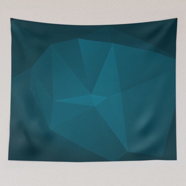 Item preview, Classic dark blue low poly background. designed and sold by TashaVector.