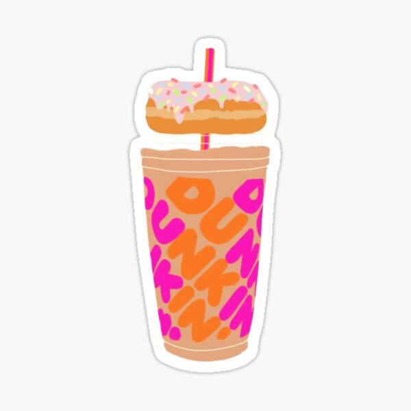 Bebida Dunkin Pegatina
