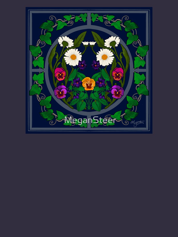 Daisy, Violet, Ivy-- Navy by MeganSteer