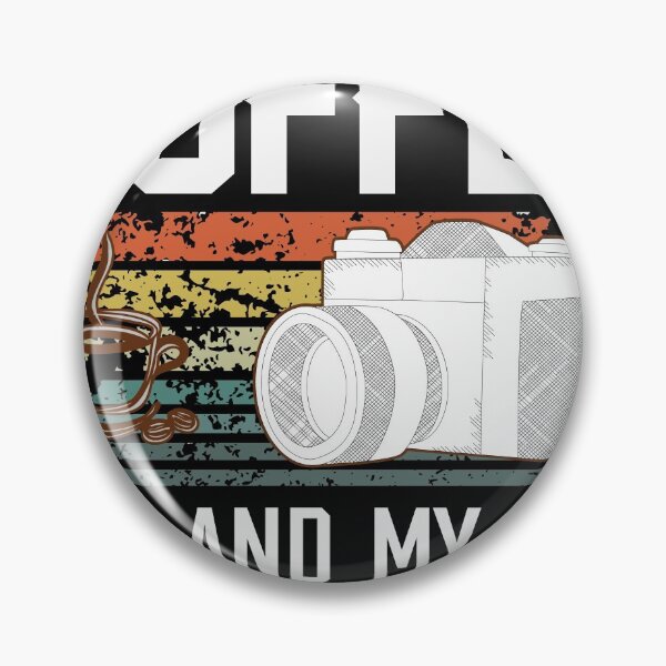 Item preview, Photography Camera Gift - All I Need is Coffee and my Camera Retro for Photographer designed and sold by abcxyzsma.