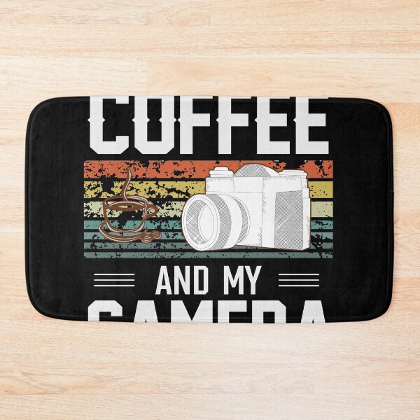 Item preview, Photography Camera Gift - All I Need is Coffee and my Camera Retro for Photographer designed and sold by abcxyzsma.