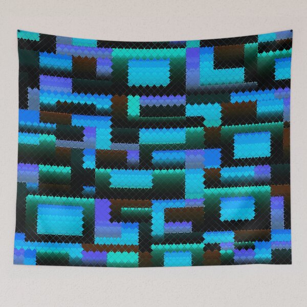 Item preview, Abstract Geometric Art Ice Pattern designed and sold by Dator-Abstracts.