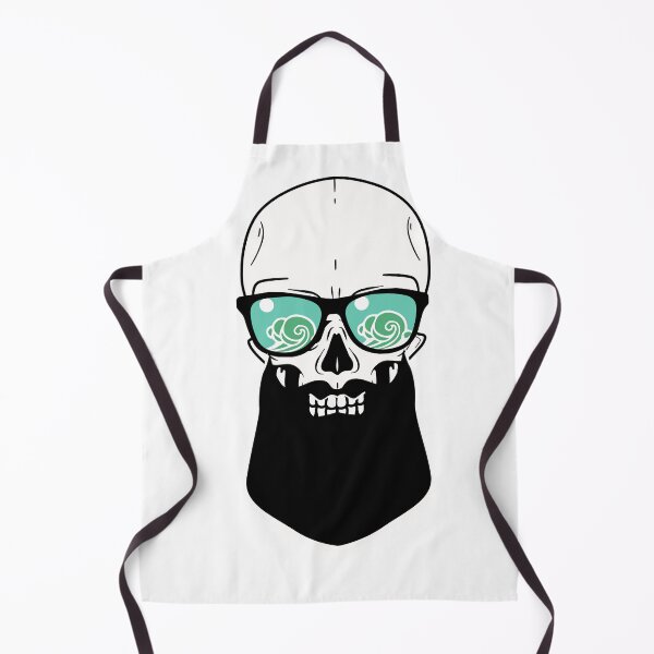 Item preview, skull with a thick black beard. Funny designed and sold by kamila11.