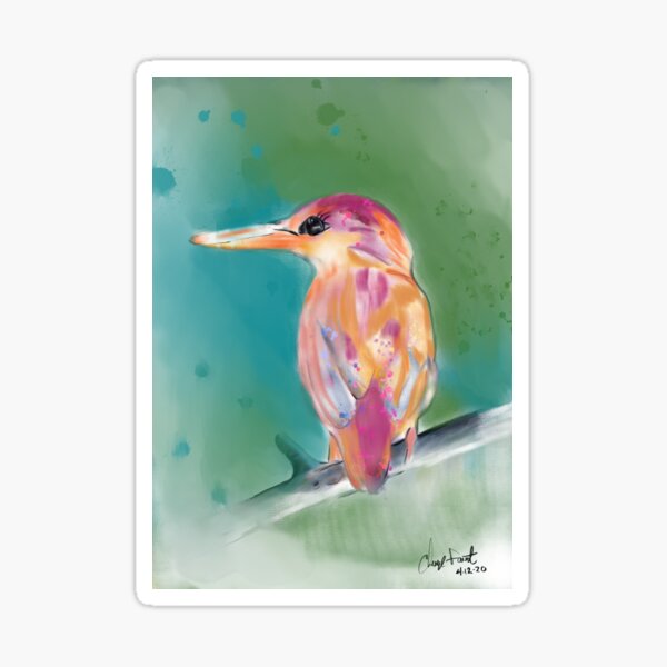 Exotic bird Sticker