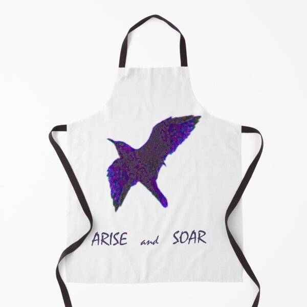 Artikelvorschau, Gehen Sie höher mit dem Arise and Soar-Zitat – mit Purple Floral Bird entworfen und verkauft von Star58.