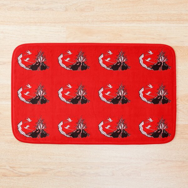 Item preview, Reunion Island. Piton de la Fournaise in red designed and sold by Catherine Debusne.