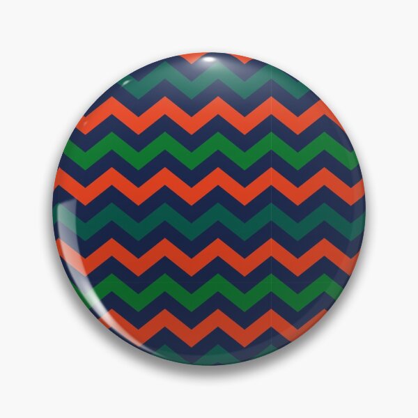 Item preview, Orange Navy Blue and Green Chevron Zigzag Pattern designed and sold by SqueakyRicardo.