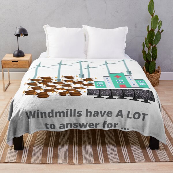 Item preview, Windmills have A LOT to answer for .... Colour cartoon, grey text designed and sold by JellyBeenzz.