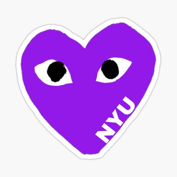 NYU Comme Des Garcon Sticker
