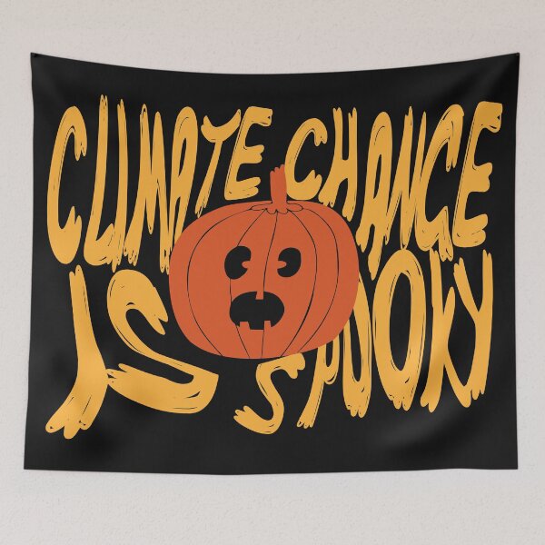 Item preview, Climate Change is Spooky designed and sold by Parydish.