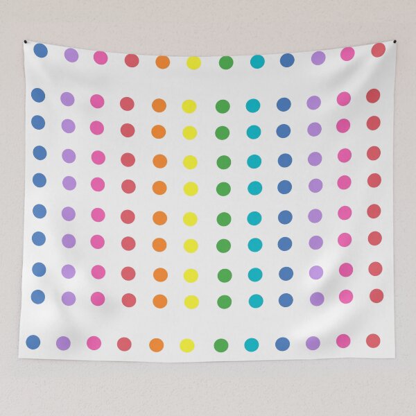 Item preview, Rainbow Solid Polka Dots designed and sold by YitingZarts.