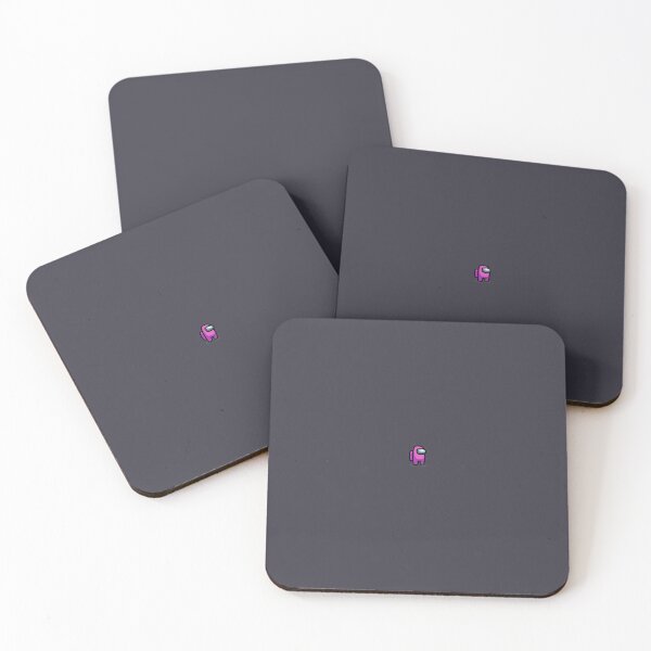 Among Us Crewmate (Pink) Coasters (Set of 4)