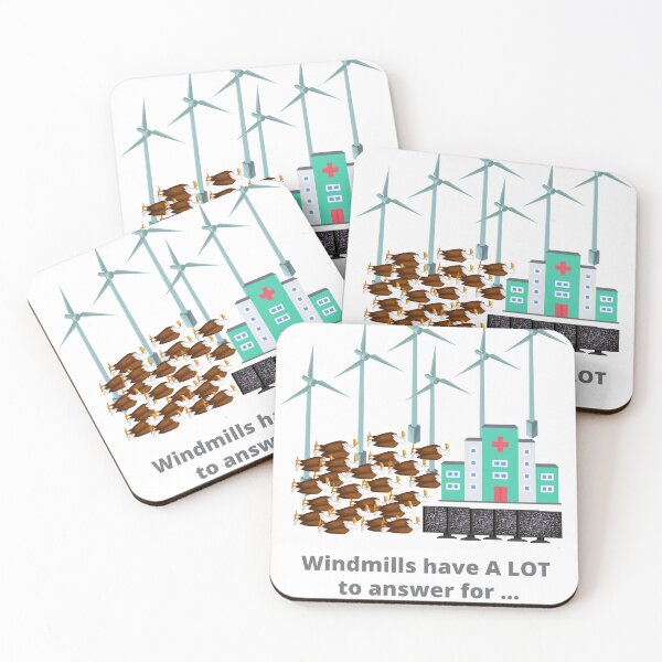 Item preview, Windmills have A LOT to answer for ....  Colour cartoon, grey text designed and sold by JellyBeenzz.