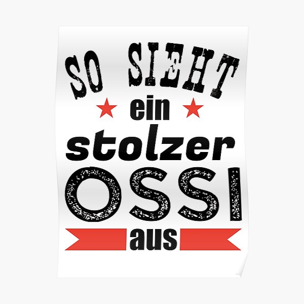 Poster Ossi Redbubble